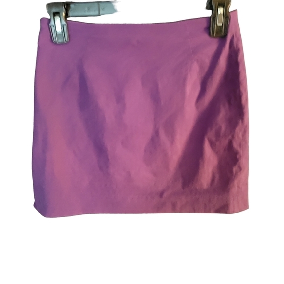 Versace micro mini skirt purple 24(xs) - Picture 2 of 3